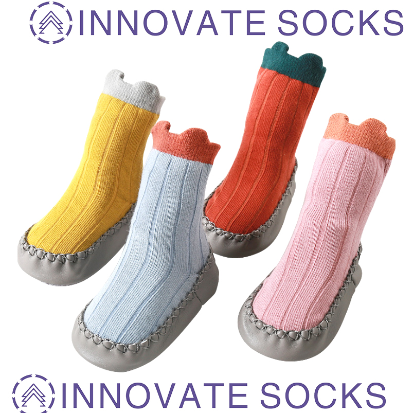 Indoor Non-slip Baby Floor Socks Newborn Cartoon Soft Sole Football Baby Socks