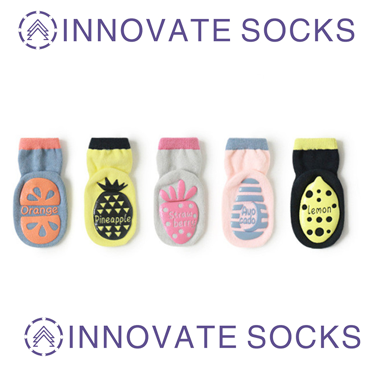 Fruit Pattern Ankle Sock Baby Socks Infant Toddler Grip Socks Anti Slip Socks