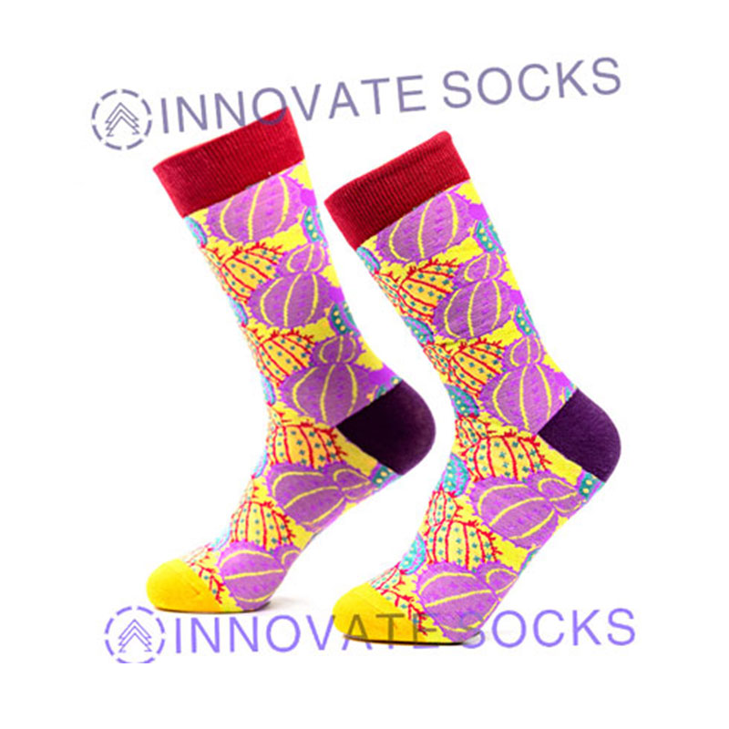 Attraente Dreamy Colorful Cartoon Cotton Socks Tube Happy Socks